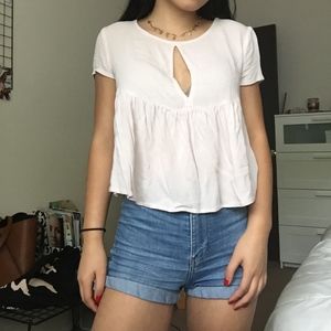 [SOLD] Pink babydoll top